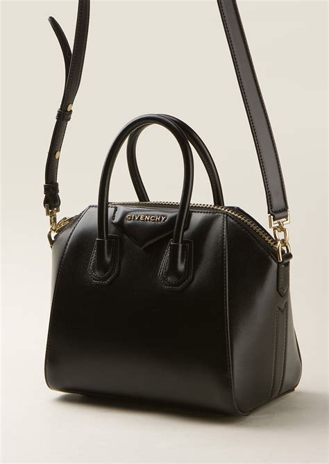 givenchy antigona mini black shiny|givenchy mini antigona bag croc.